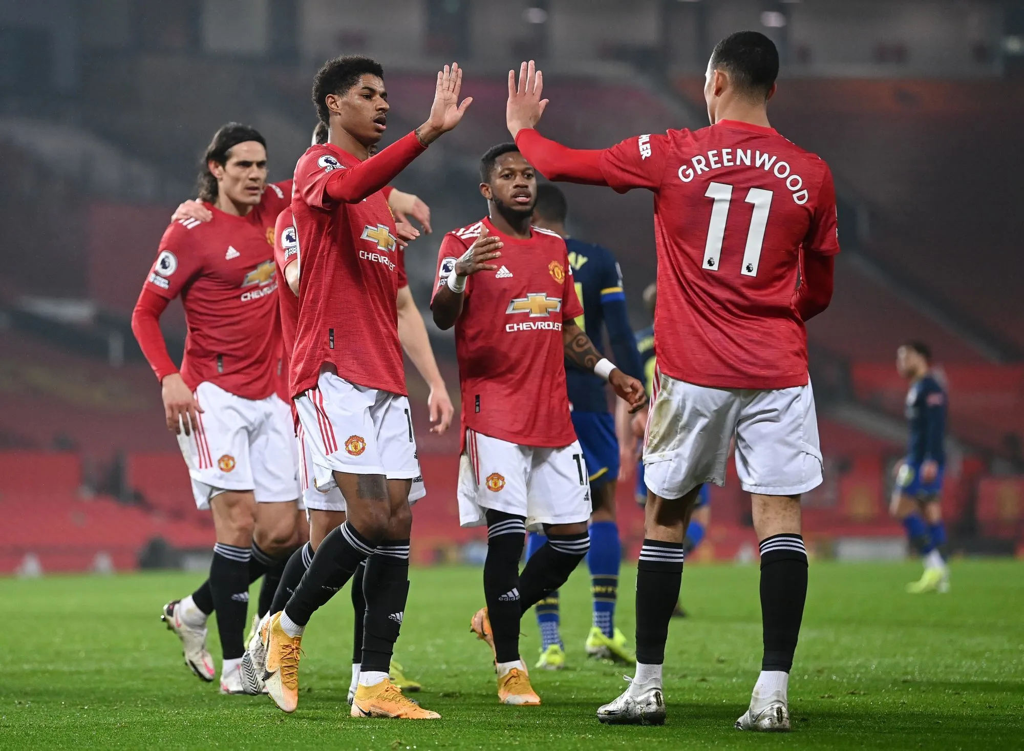 Manchester United plante neuf fois Southampton