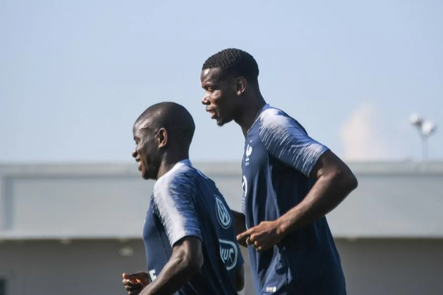 N&rsquo;Golo Kanté-Paul Pogba, binôme invincible de l&rsquo;équipe de France