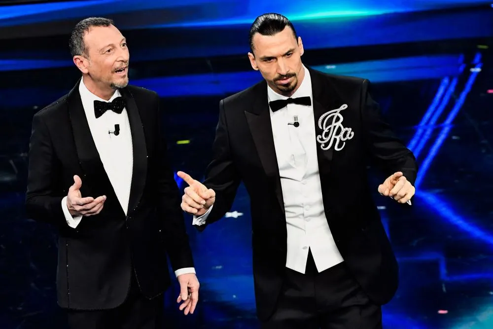 Ibrahimović fait le show au festival de Sanremo