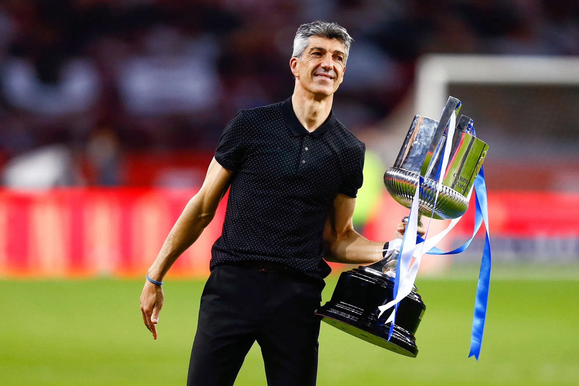 La célébration géniale du coach de la Real Sociedad en conférence