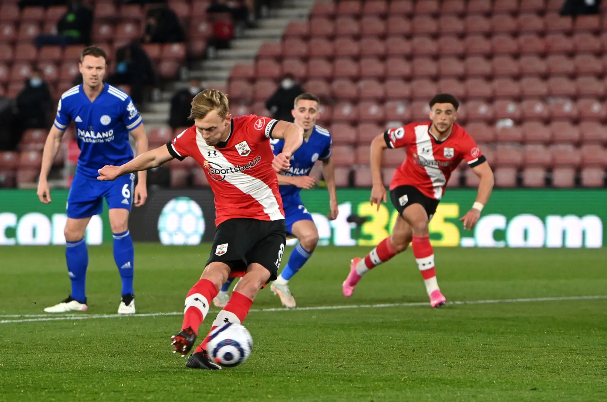 Leicester s&#8217;emmêle les pinceaux à Southampton
