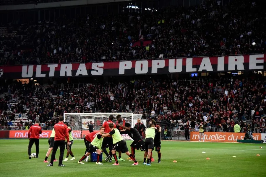 Les ultras niçois veulent voir Lille champion