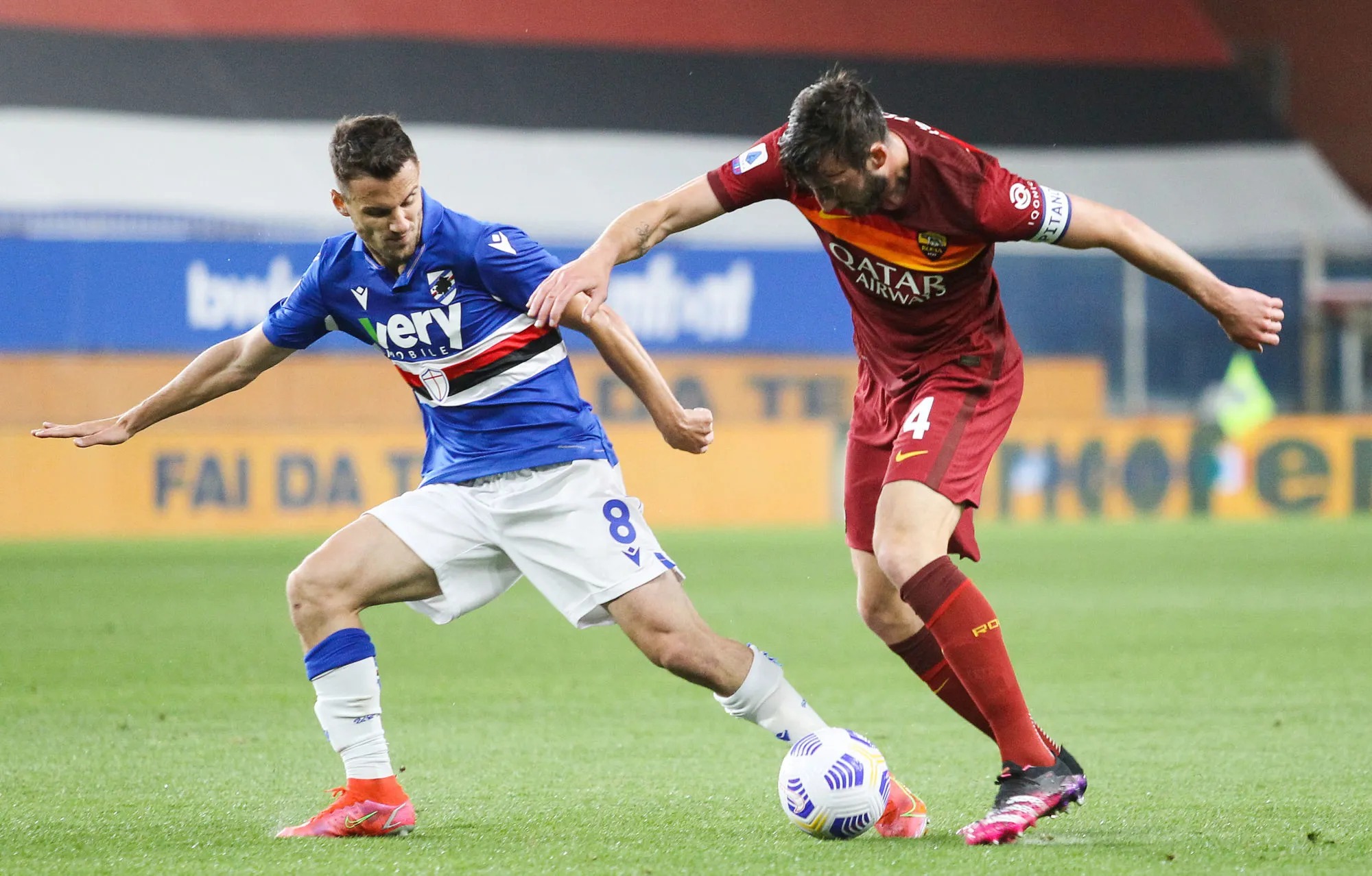 La Roma sombre face à la Sampdoria