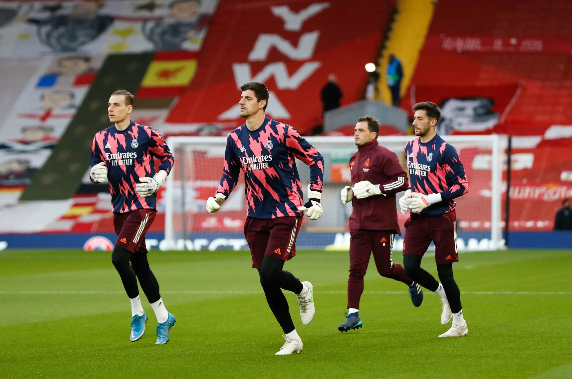 Courtois : «<span style="font-size:50%">&nbsp;</span>On a eu beaucoup de chance qu&rsquo;il n&rsquo;y ait pas de supporters à Anfield<span style="font-size:50%">&nbsp;</span>»