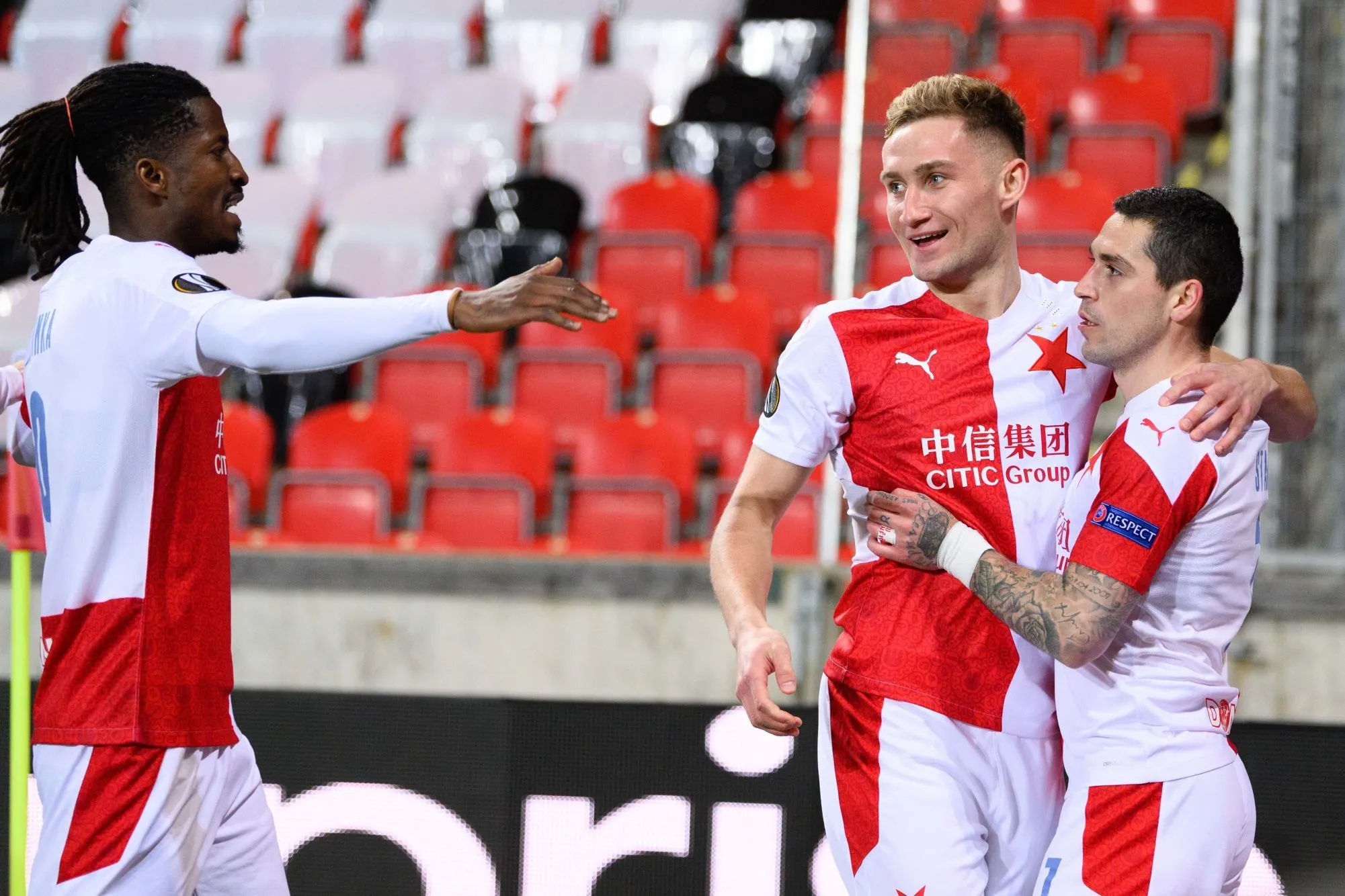 Le Slavia Prague champion pour la troisième année de rang