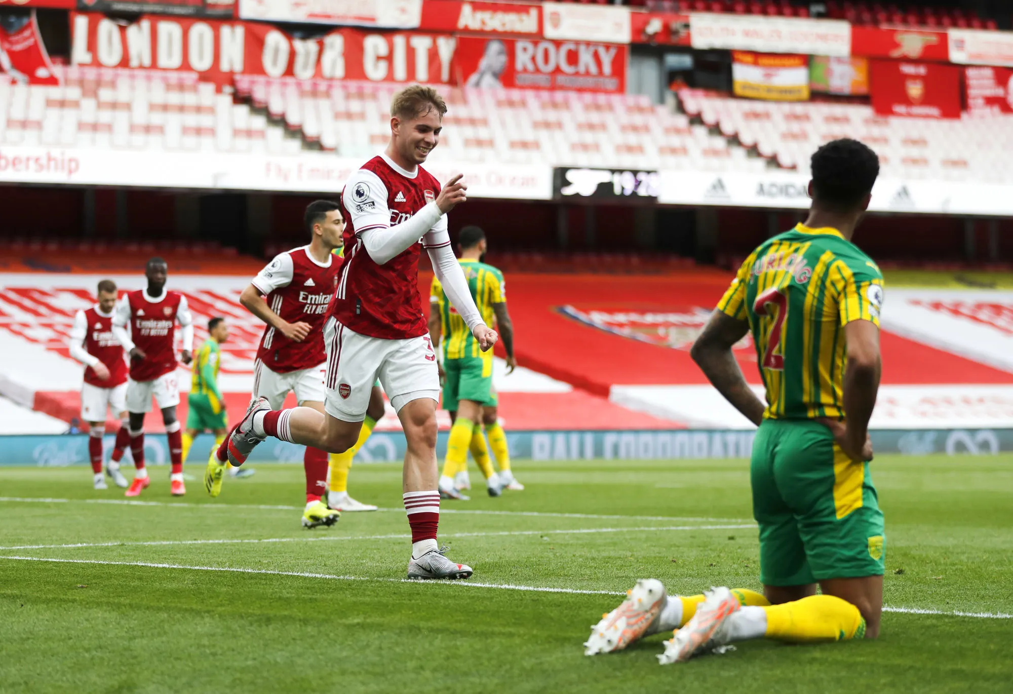 West Bromwich Albion relégué après sa défaite à Arsenal