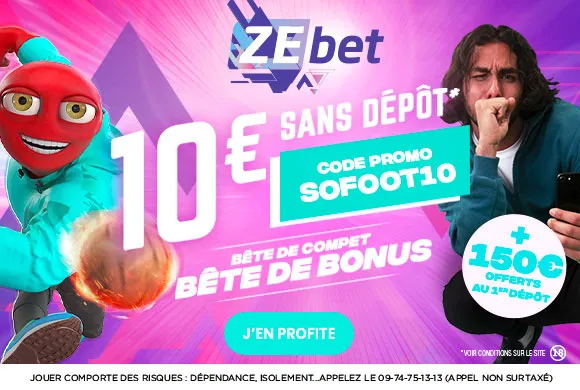 BONUS EXCLU : 10€ offerts GRATOS pour tenter de gagner 110€ sur l&rsquo;Euro !