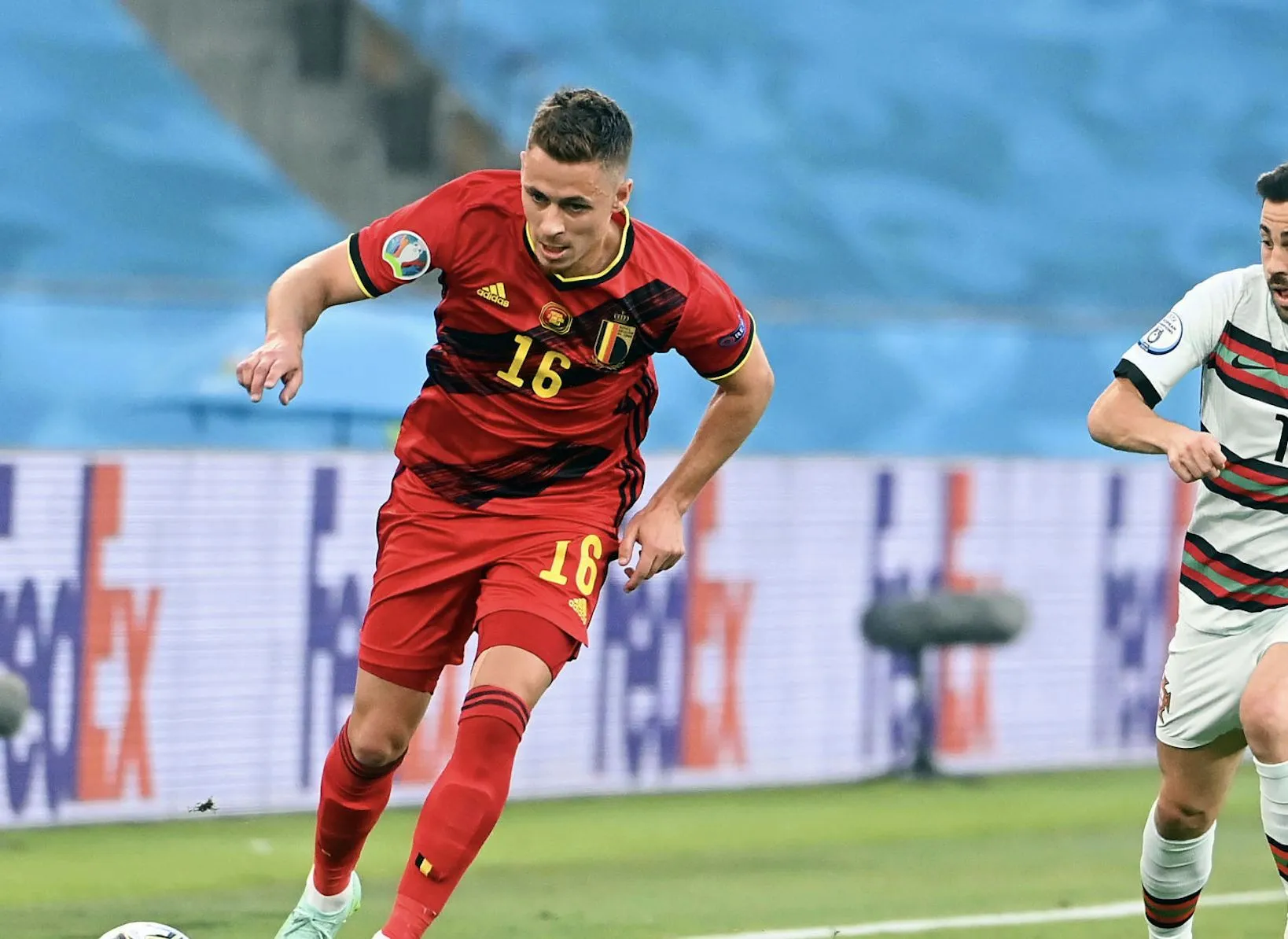 Thorgan Hazard : «<span style="font-size:50%">&nbsp;</span>La première fois que je me suis retrouvé en sélection avec Eden, c’était spécial<span style="font-size:50%">&nbsp;</span>»