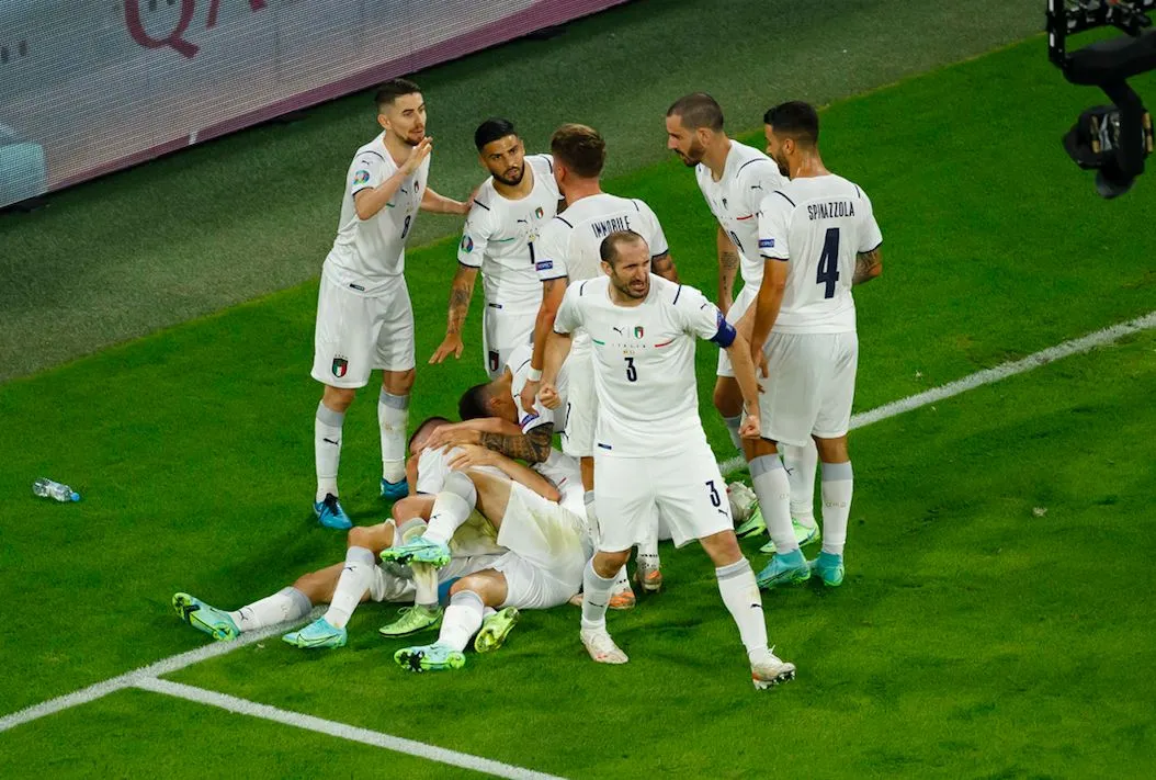 L&rsquo;Italie scalpe la Belgique après un opéra de football