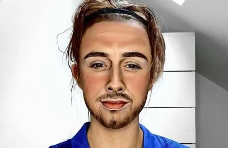 Une Tiktokeuse anglaise se maquille en Jack Grealish, Harry Kane et Gareth Southgate