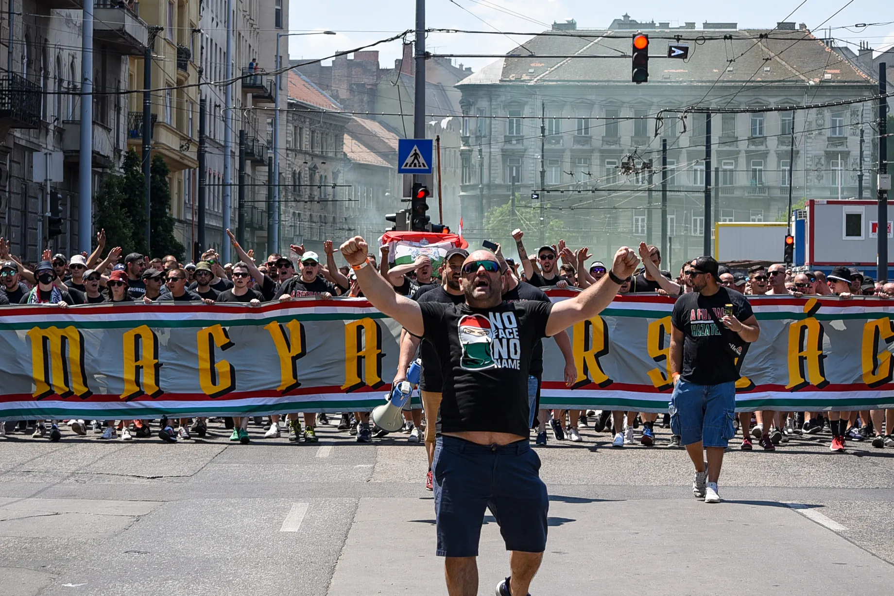 Dans les rues de Budapest avant Hongrie-France