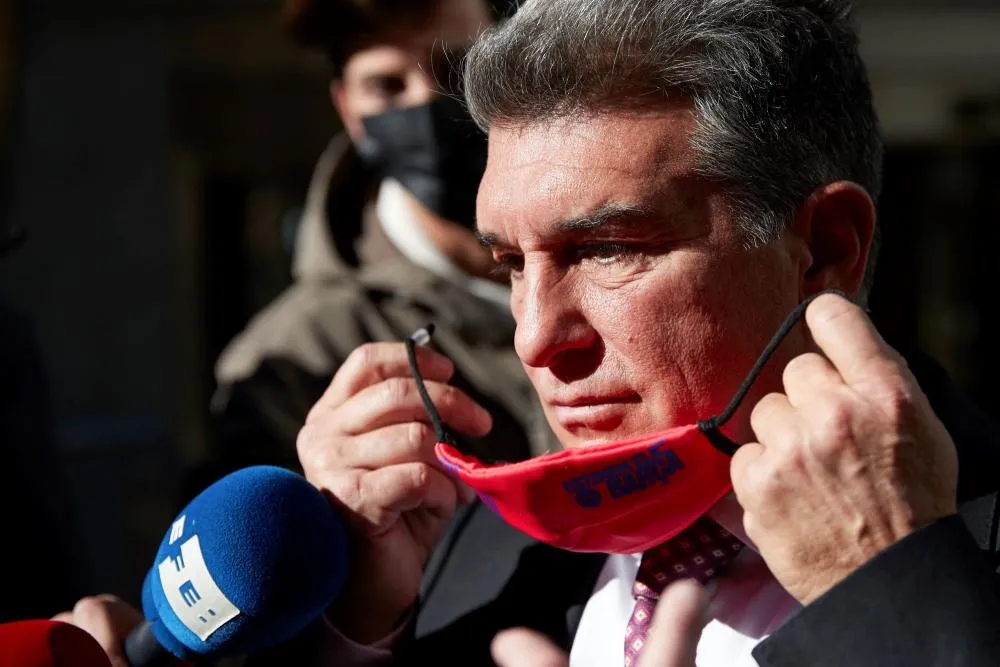 Joan Laporta : «<span style="font-size:50%"> </span>Messi voulait rester au Barça<span style="font-size:50%"> </span>»