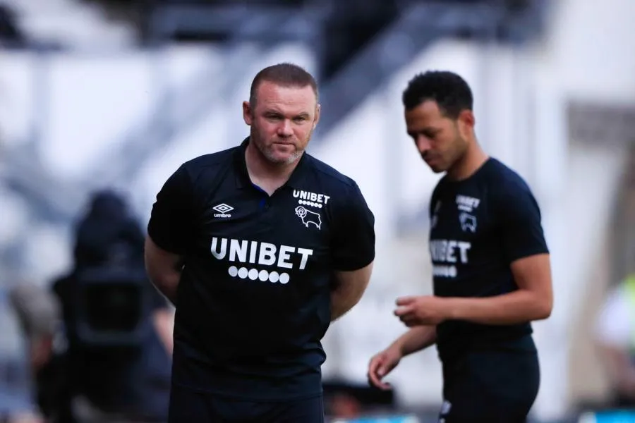 Rooney inquiet de l&rsquo;effectif très réduit de Derby County
