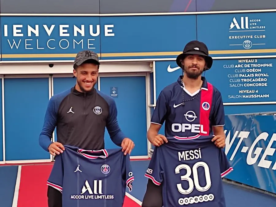 On était à l&rsquo;arrivée de Boumé Sama, qui a marché de Marseille à Paris pour voir Messi