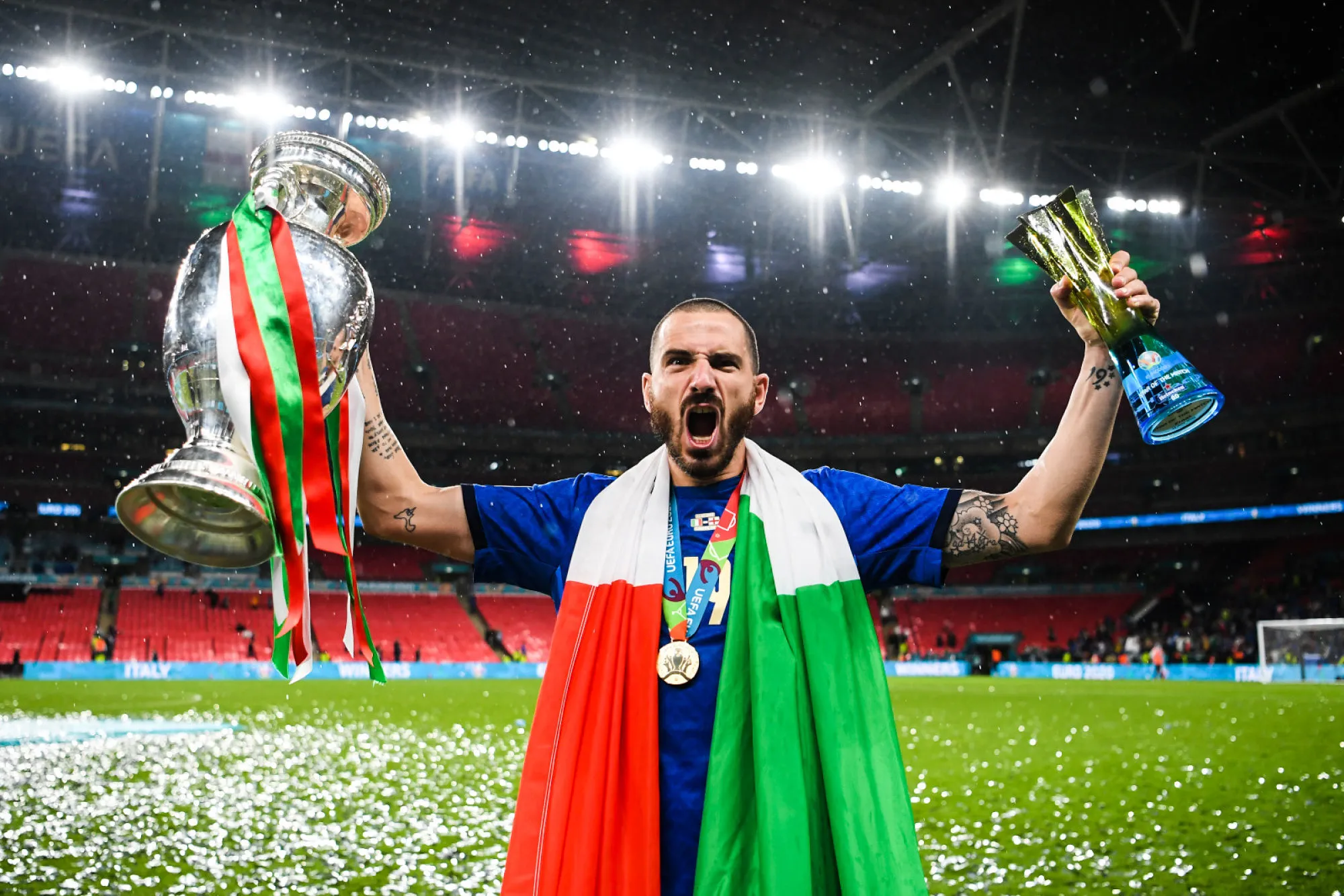 Bonucci raconte comment  «<span style="font-size:50%">&nbsp;</span>It&rsquo;s Coming Home<span style="font-size:50%">&nbsp;</span>» a motivé l’Italie