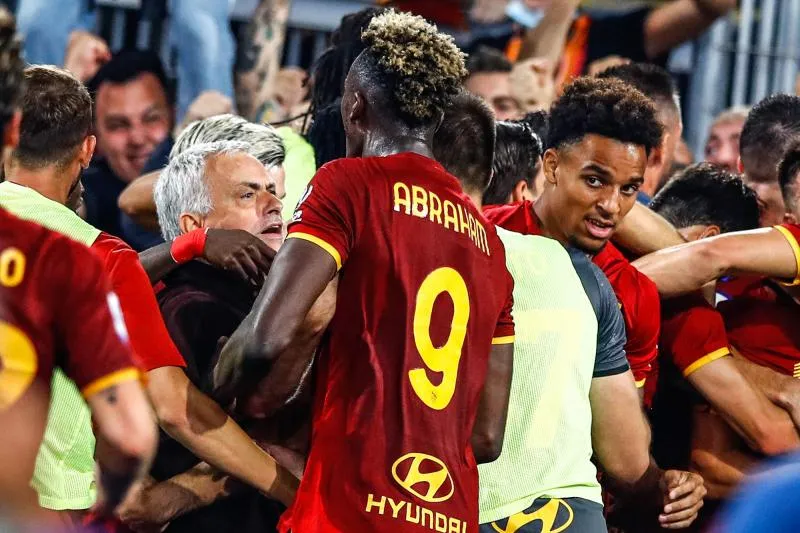 José Mourinho (AS Roma) après son sprint : «<span style="font-size:50%"> </span>J’avais l’impression d’avoir 10, 12 ou 14 ans<span style="font-size:50%"> </span>»