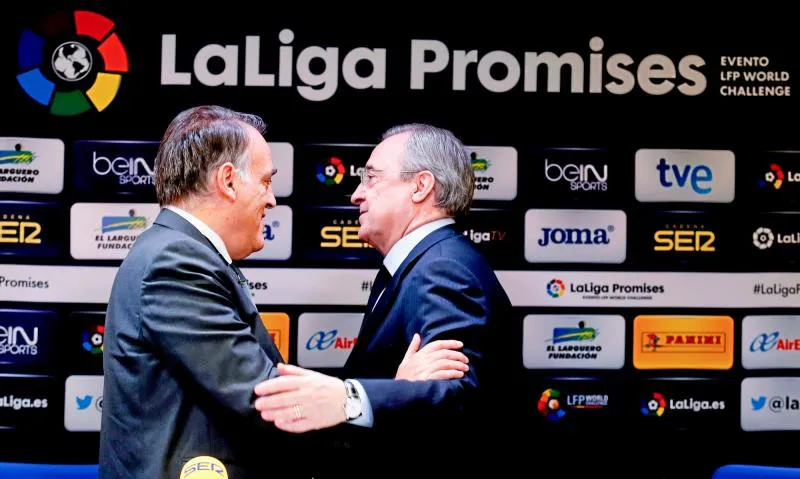 Selon Javier Tebas, le Real Madrid a l&rsquo;argent pour acheter Kylian Mbappé et Erling Haaland