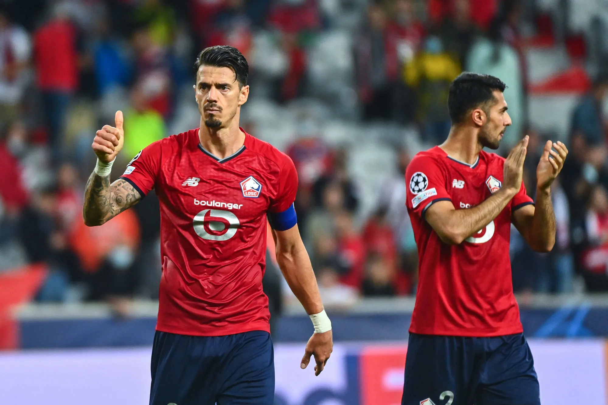 Les notes de Lille face à Wolfsburg