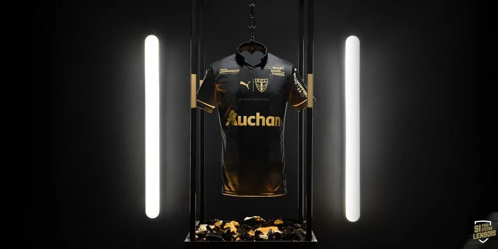 RC Lens : le maillot collector spécial Sainte-Barbe fait fureur chez les supporters