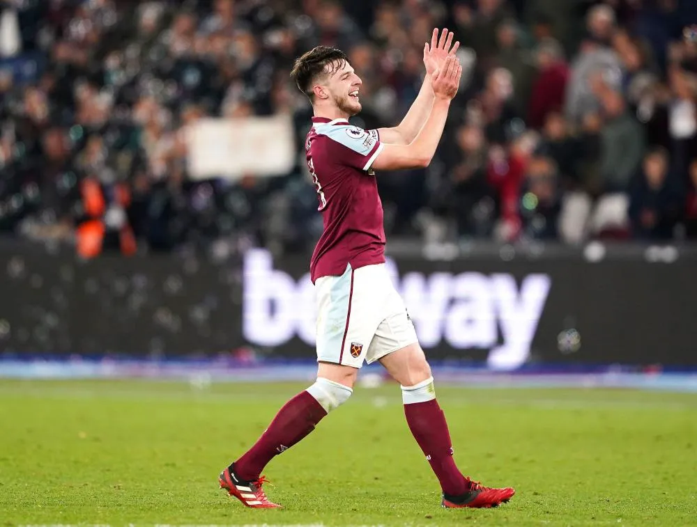 Declan Rice (West Ham) tape un freestyle de rap dans un Space sur Twitter