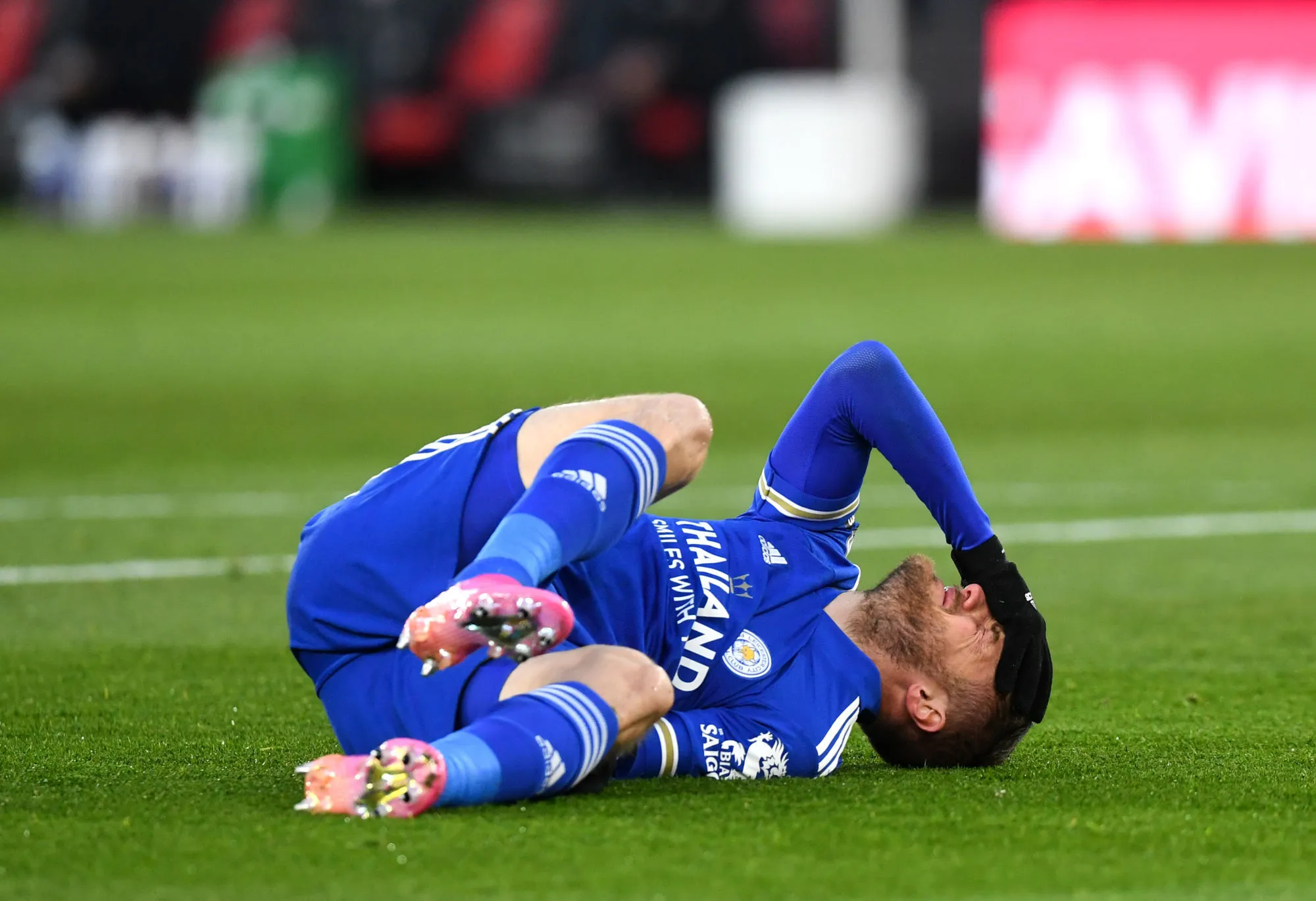 Jamie Vardy pourrait être absent un mois avec Leicester