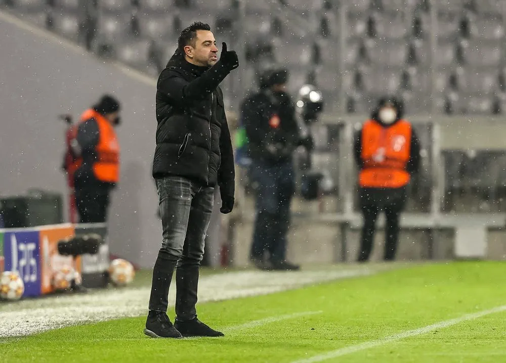 Xavi après Bayern Munich-FC Barcelone : «<span style="font-size:50%">&nbsp;</span>La réalité nous dit que nous ne sommes pas au niveau<span style="font-size:50%">&nbsp;</span>»