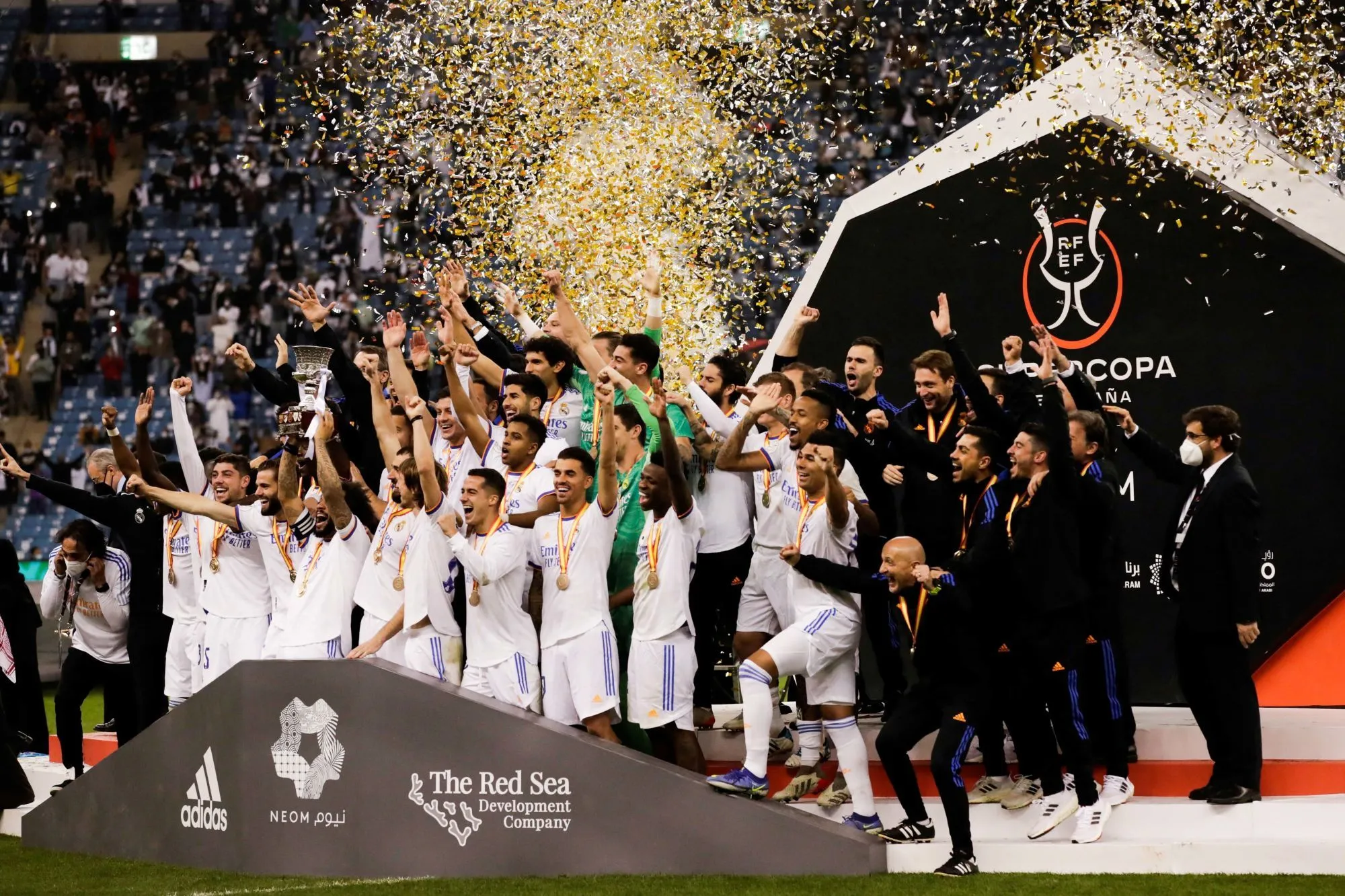 Le Real Madrid dompte l&rsquo;Athletic et s&rsquo;offre sa douzième Supercoupe