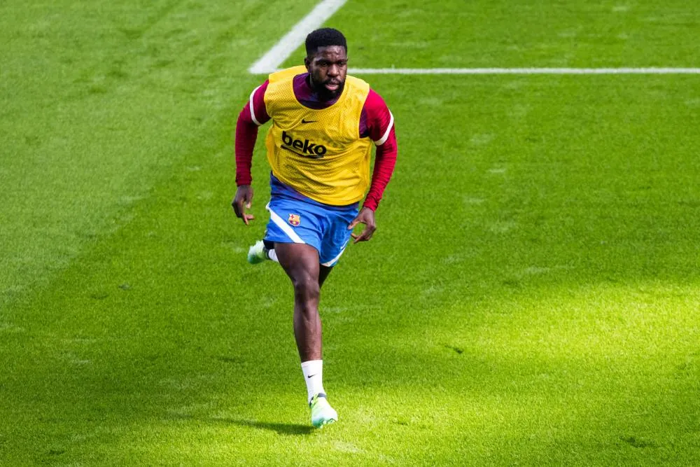 Samuel Umtiti s’est blessé à l&rsquo;entraînement