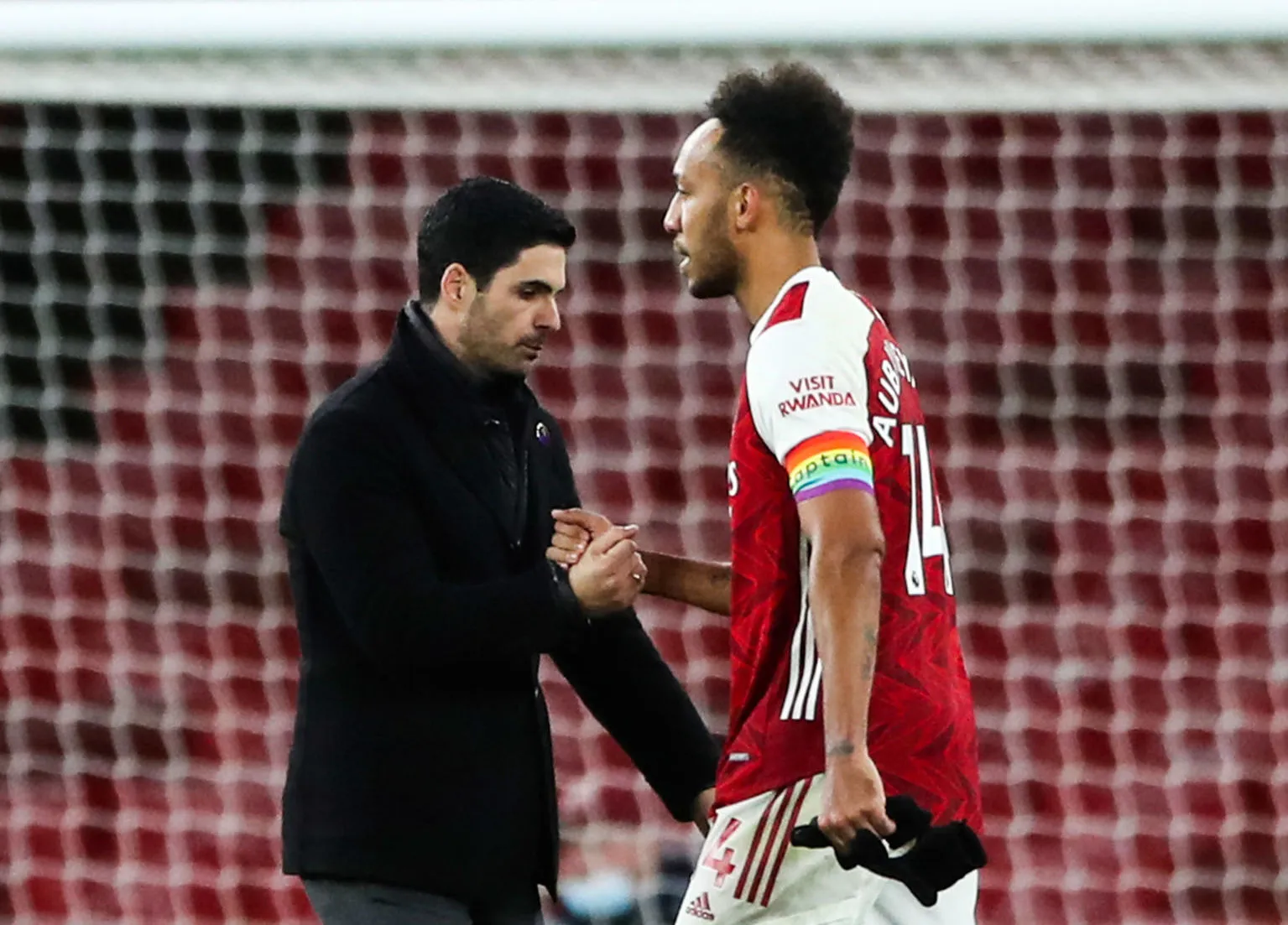 Arteta répond à la critique d&rsquo;Aubameyang