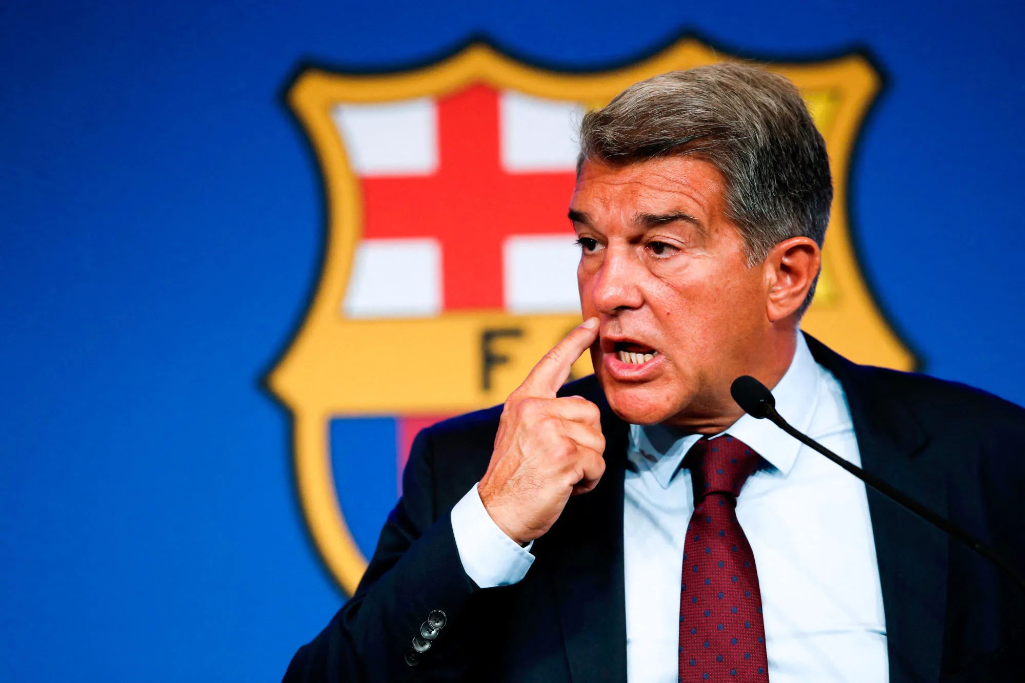 Laporta «<span style="font-size:50%">&nbsp;</span>ne regrette pas<span style="font-size:50%">&nbsp;</span>» le départ de Messi