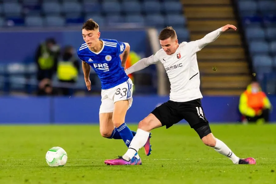 Rennes perd la première manche contre Leicester