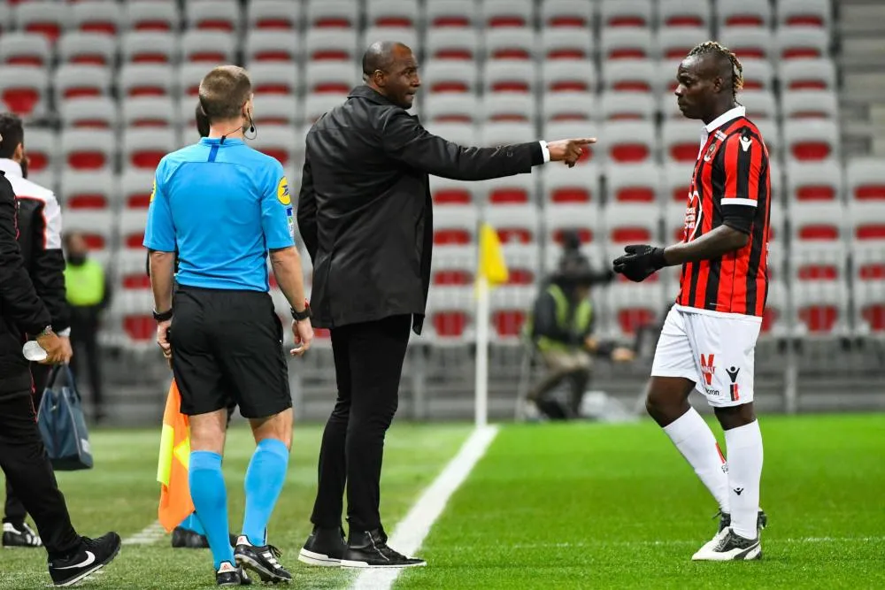 Pour Patrick Vieira, entraîner Mario Balotelli est «<span style="font-size:50%">&nbsp;</span>frustrant<span style="font-size:50%">&nbsp;</span>»