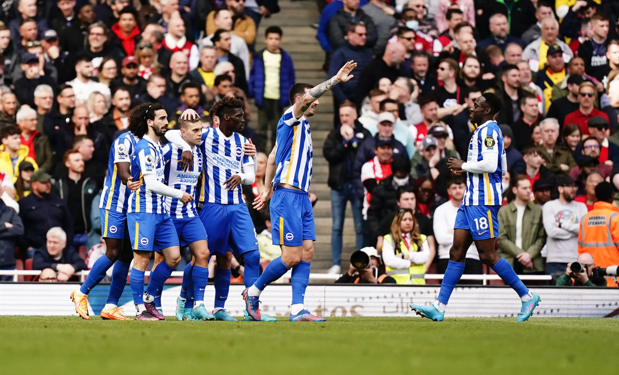 Arsenal chute encore contre Brighton &amp; Hove Albion