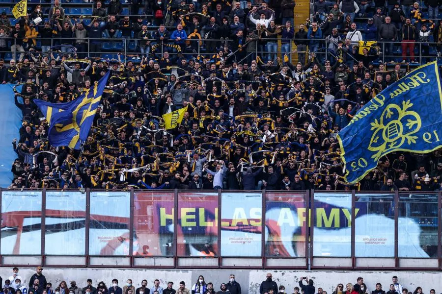 Un supporter de Vérone interdit de stade trois ans pour avoir lancé un verre plein d’urine dans les tribunes