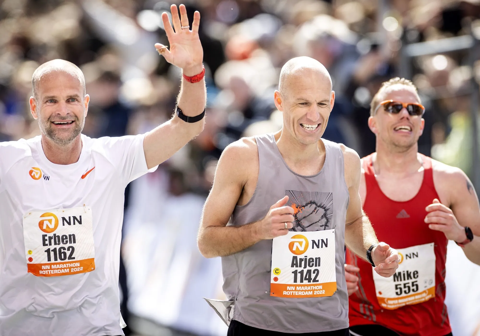 Arjen Robben a parcouru le marathon de Rotterdam