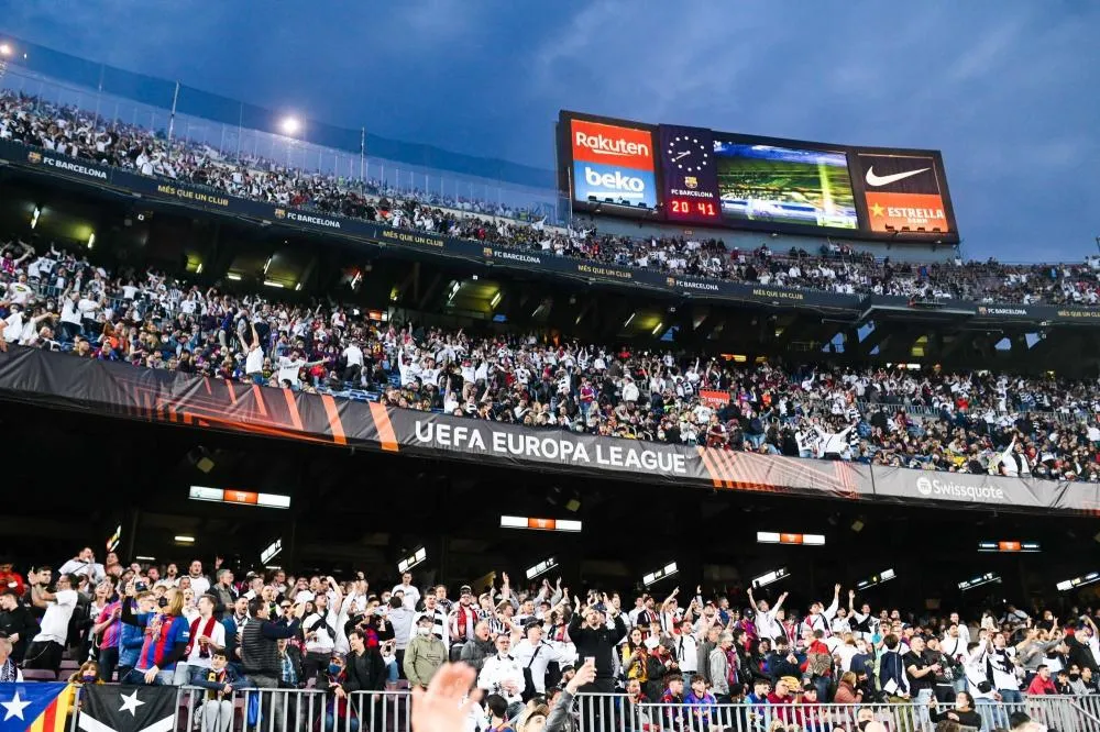 Le Barça râle contre le nombre de supporters de l&rsquo;Eintracht Francfort présents au Camp Nou