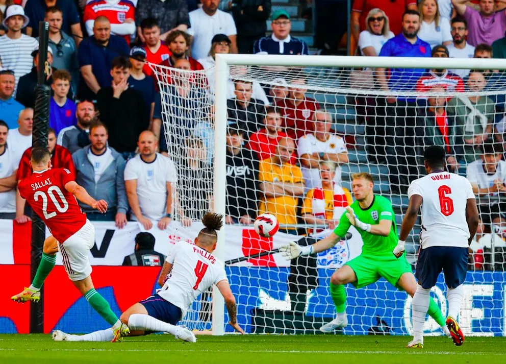 L&rsquo;Angleterre piétinée par la Hongrie