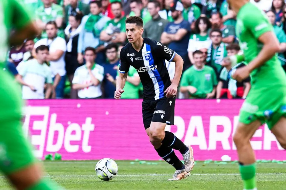 Théo Pellenard et les Auxerrois s’attendaient à des débordements à Geoffroy-Guichard