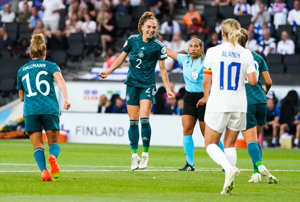 Euro féminin 2022 : L&rsquo;Allemagne ne lève pas le pied contre la Finlande