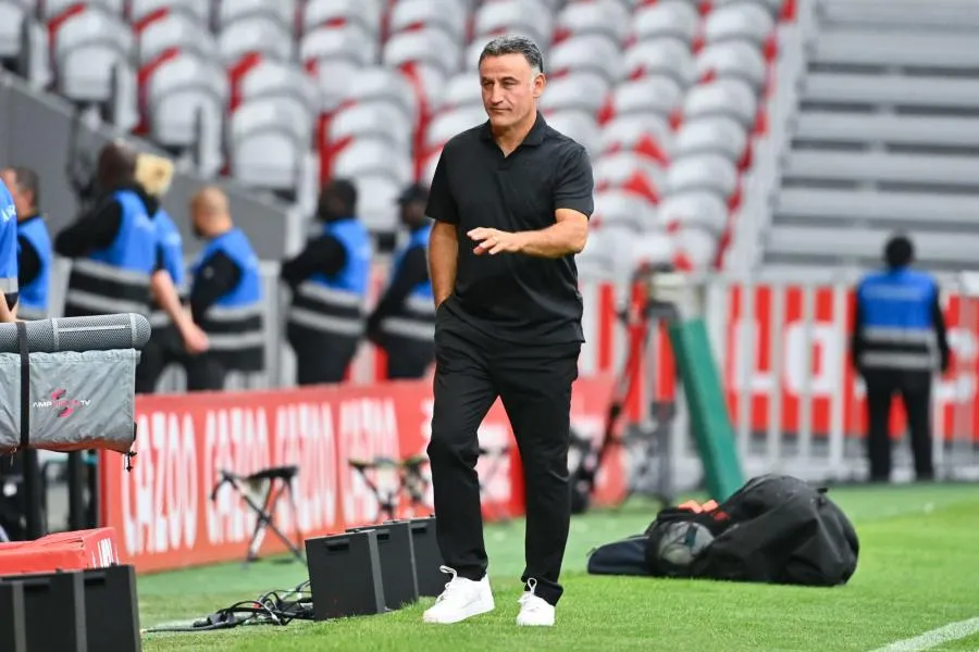 Christophe Galtier : «<span style="font-size:50%">&nbsp;</span>J&rsquo;ai bien la manière dont mes joueurs se sont exprimés, leur envie de jouer les uns pour les autres<span style="font-size:50%">&nbsp;</span>»