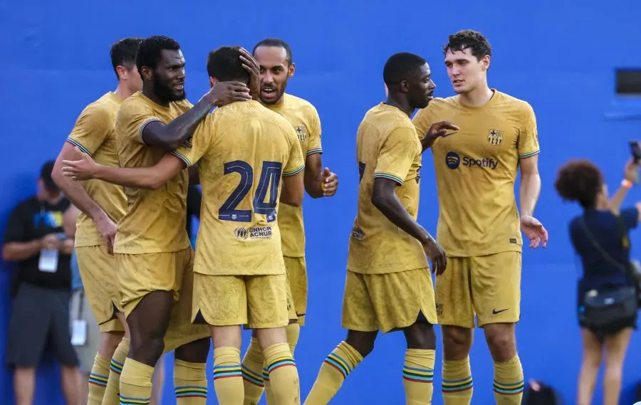 Le Barça s’impose en amical face aux New York Red Bulls, grâce à Dembélé