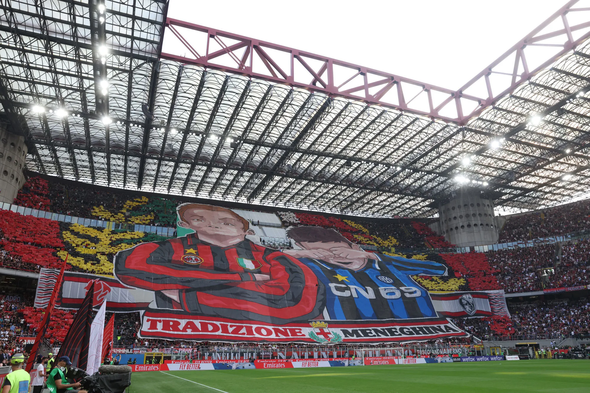 Des chants antisémites entendus pendant le derby de Milan