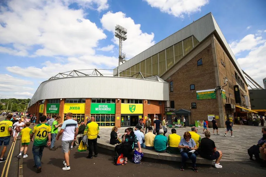 La place originale donnée au tambour de Norwich City