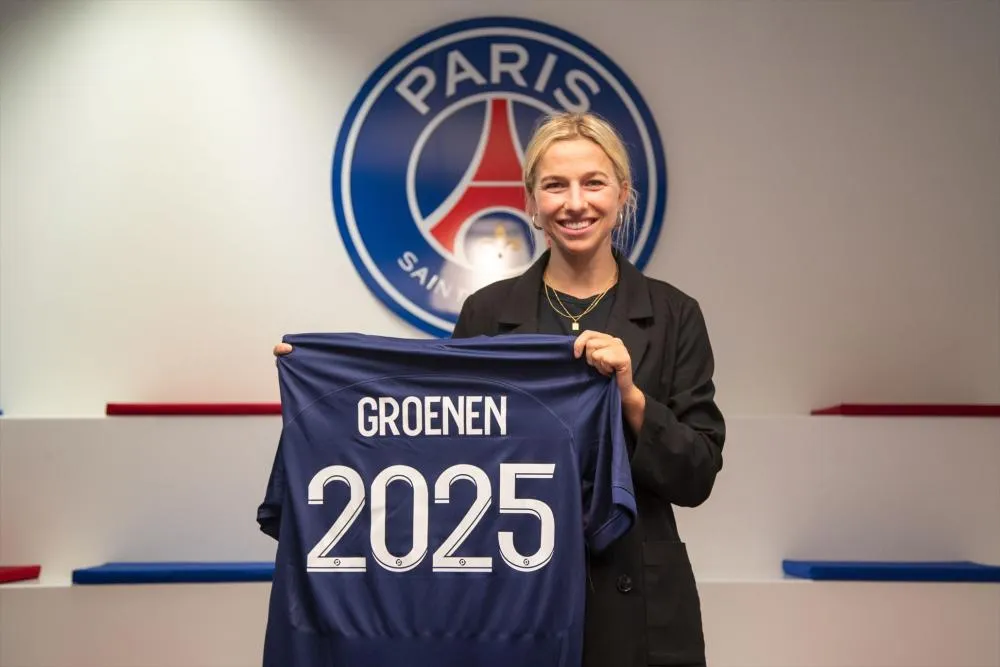 Le PSG recrute l&rsquo;internationale néerlandaise Jackie Groenen