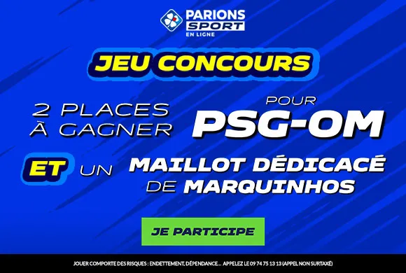 Spécial Classico : 2 places pour le PSG – OM + 1 maillot dédicacé de Marquinhos à gagner