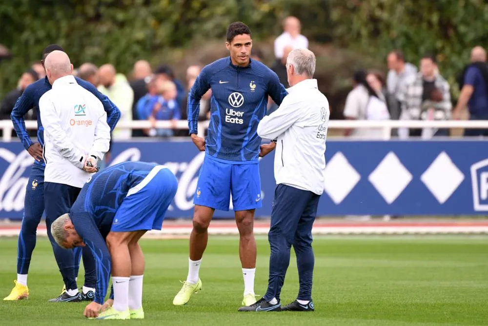Équipe de France : Didier Deschamps et Raphaël Varane s&rsquo;expriment sur l&rsquo;affaire des opérations marketing