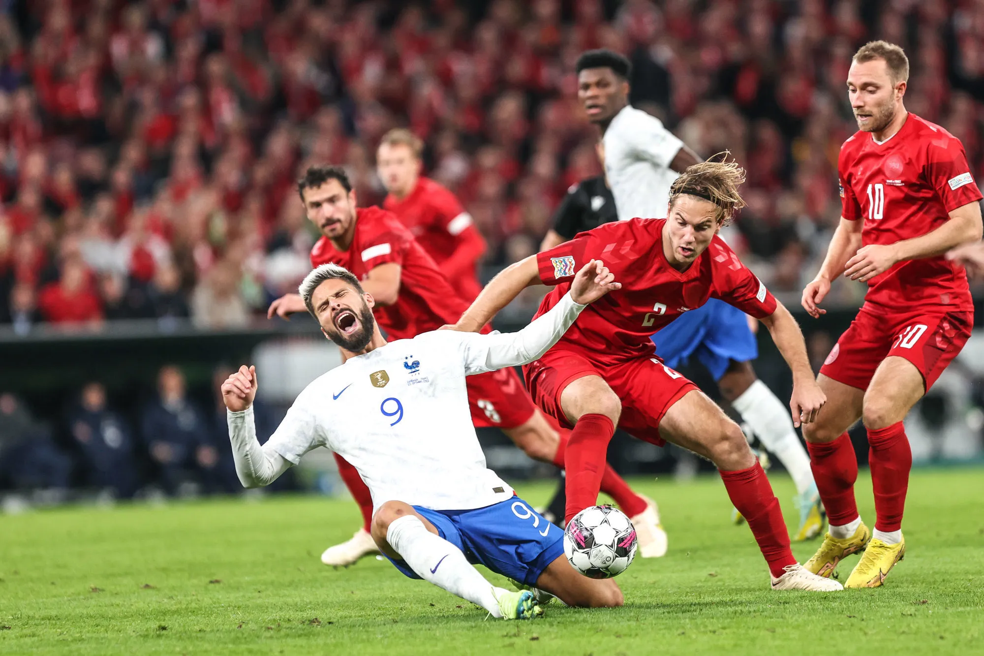 L&rsquo;équipe de France craque au Danemark, mais évite la relégation en Ligue B