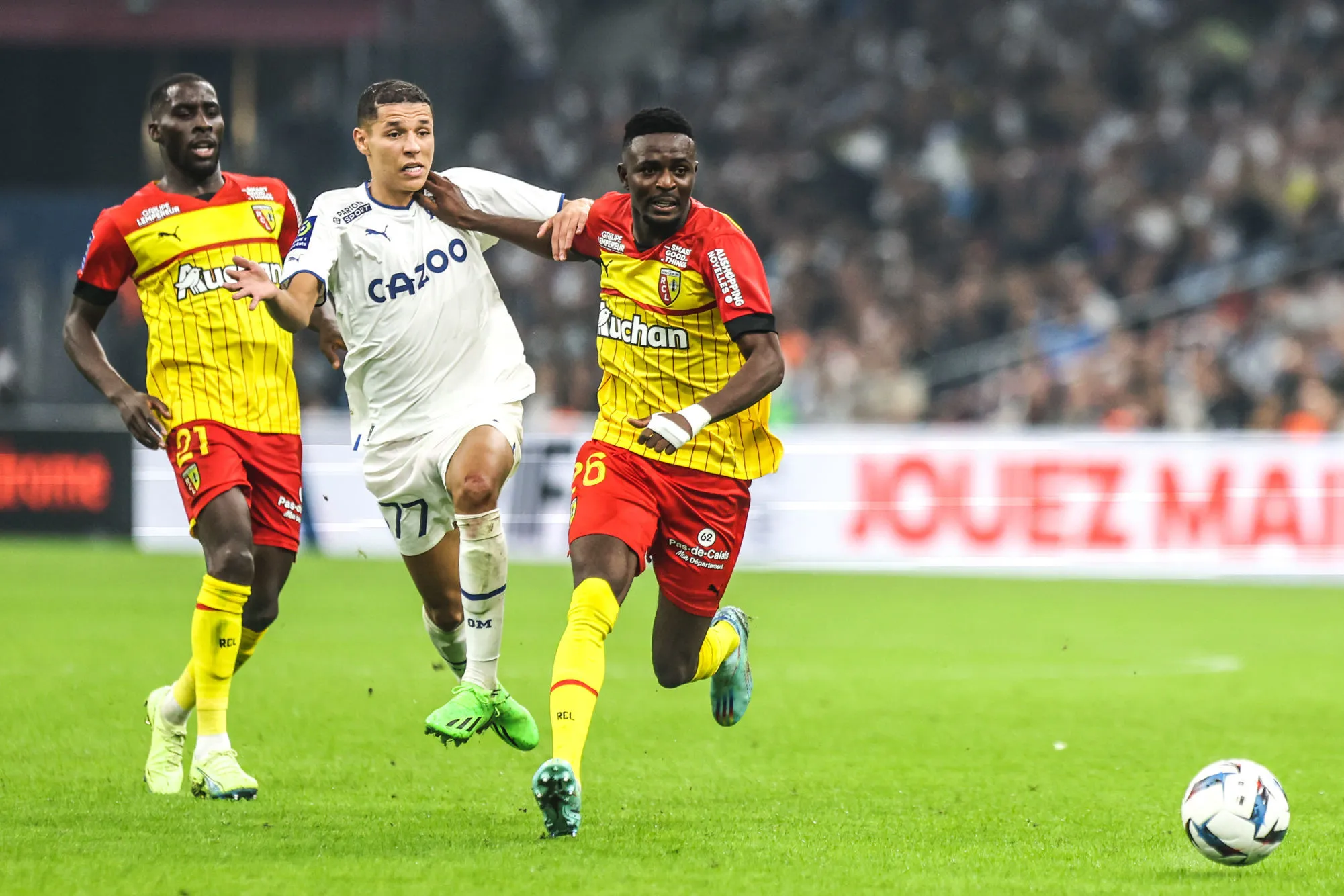 Lens braque l&rsquo;Olympique de Marseille au Vélodrome