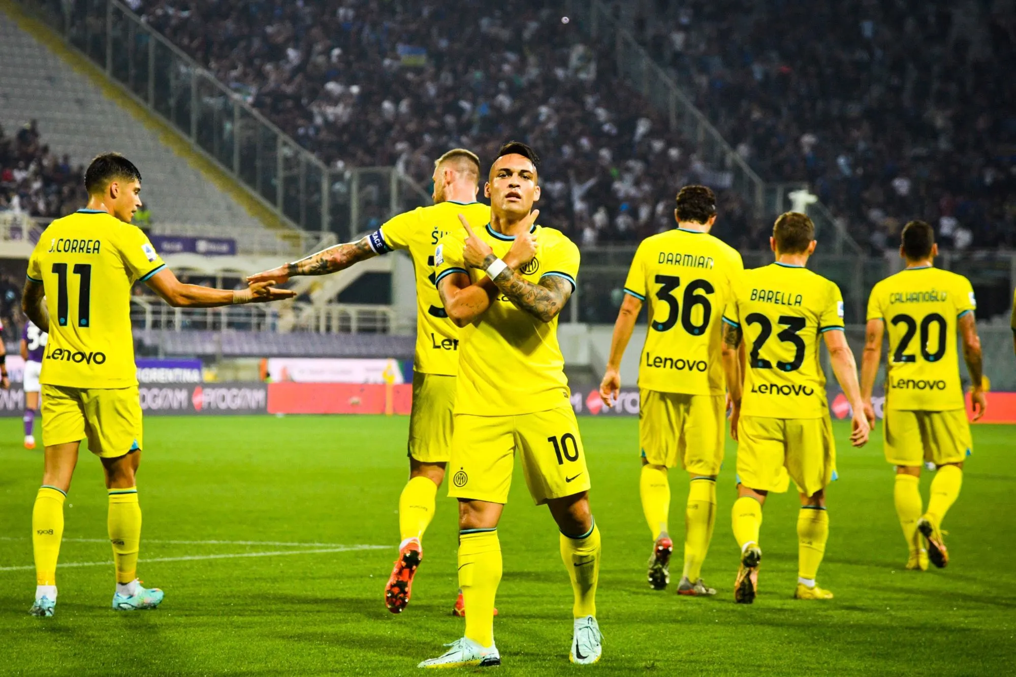 L’Inter s’arrache dans les derniers instants face à la Fiorentina