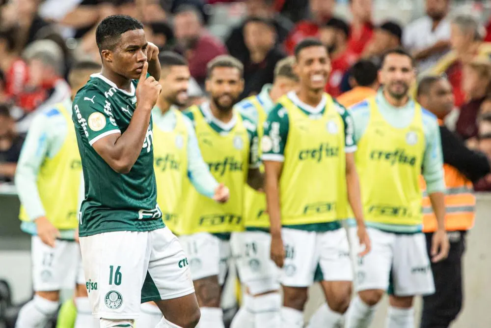 À 16 ans et 98 jours, Endrick Felipe devient le plus jeune buteur de l&rsquo;histoire du championnat brésilien
